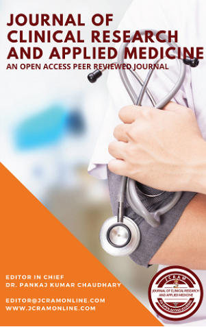 					View Vol. 1 No. 2 (2021): Journal of Clinical Research and Applied Medicine
				
